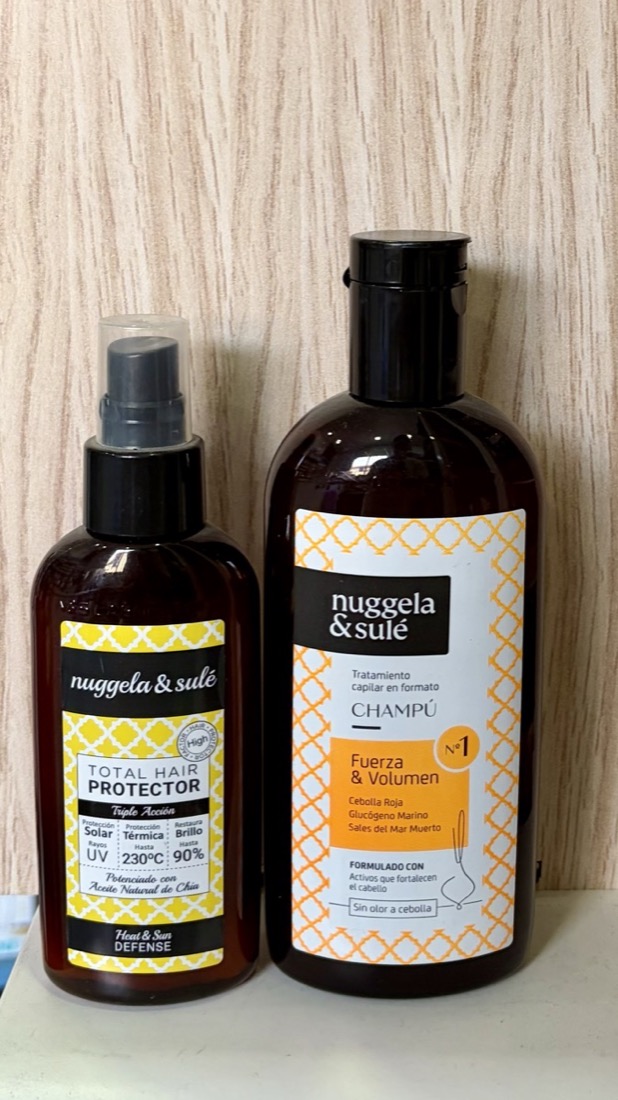 Aceites de argán y keratina para el cabello